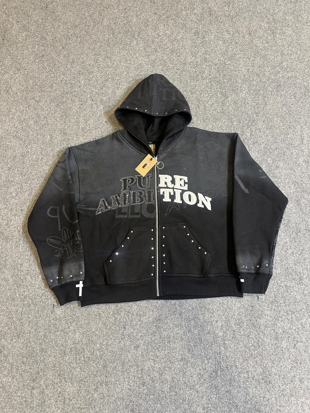 PURE AMBITION FULL ZIP UP HOODIE