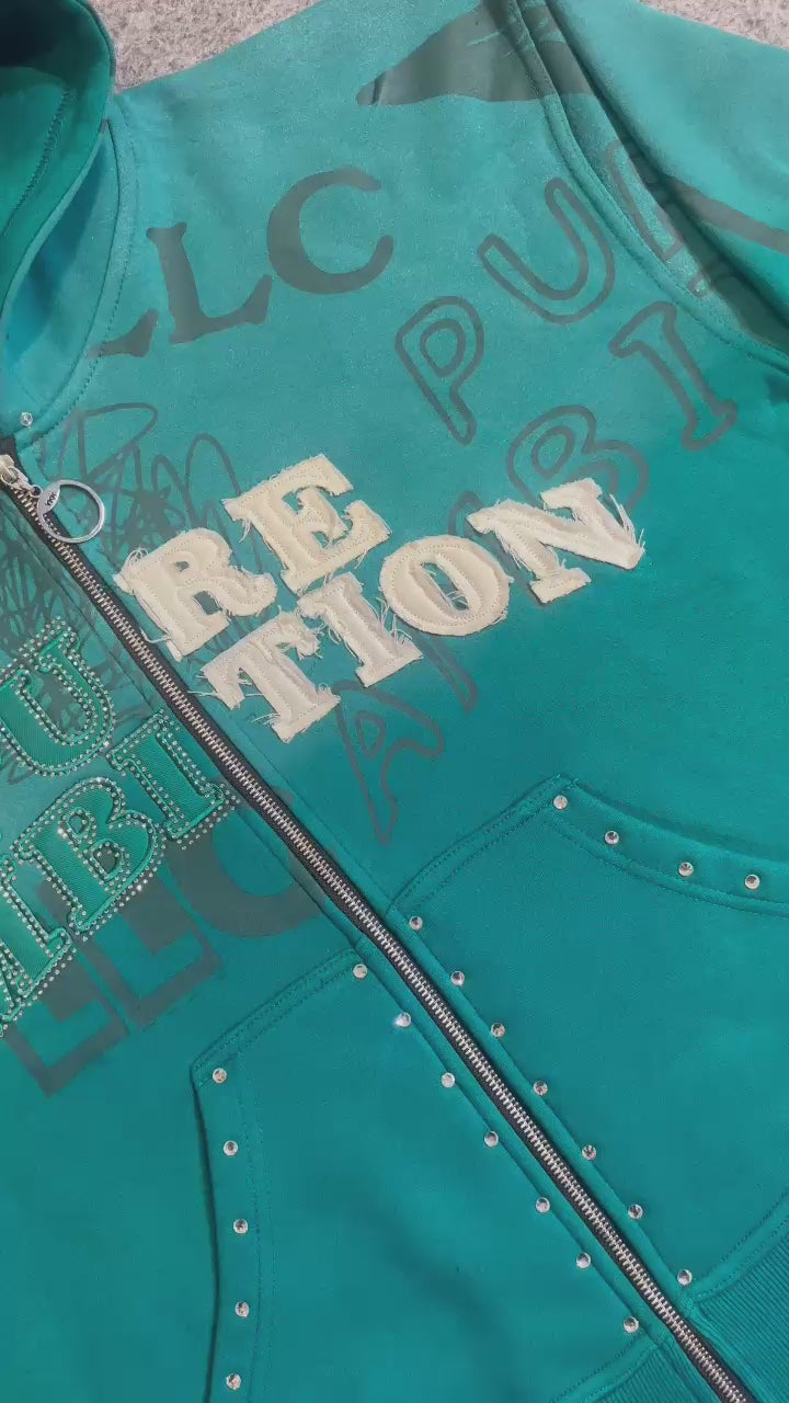 PURE AMBITION FULL ZIP UP HOODIE